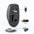 Philips M347 Ergonomic Design Wireless Mouse With 2.4GHz Connection - Black